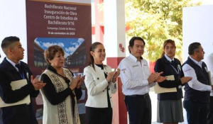 Inauguran reconversión del CEB en Zumpango