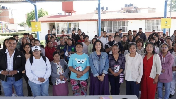 Realizan Obra Comunitaria en preescolar de Cuautlancingo