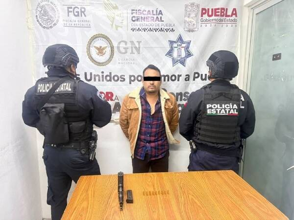 SSP detiene a hombre armado en Tochimilco