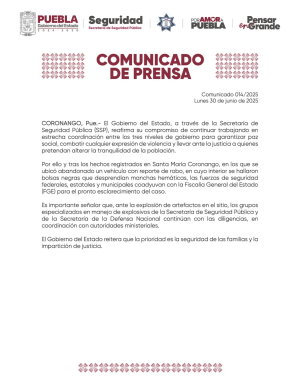 Se investiga hechos registrados en Coronango: SSP