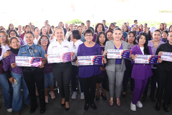 Presenta Secretaría de Mujeres campaña contra la violencia de género en RUTA