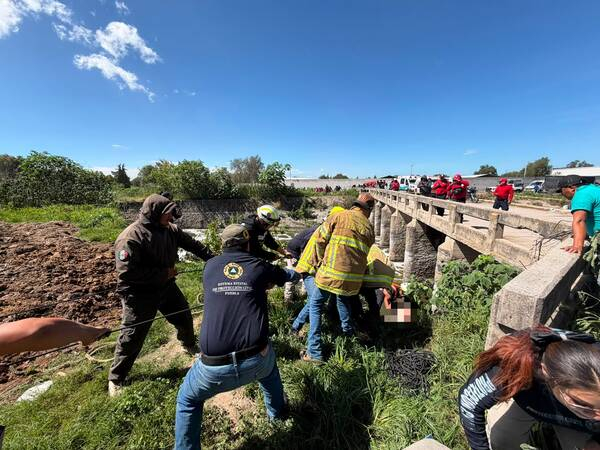 Localizan cadáver de motociclista en Canal de Valsequillo