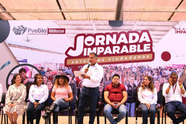 Llegó la Jornada Imparable a los poblanos que viven en la junta auxiliar La Libertad