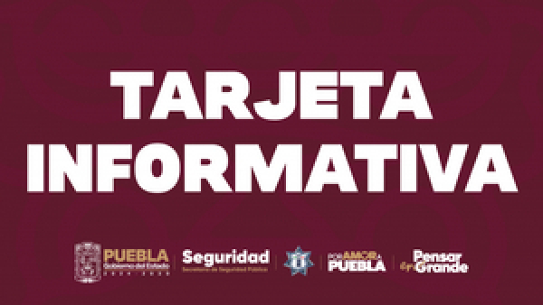 Puebla en coordinación con Federación para garantizar seguridad