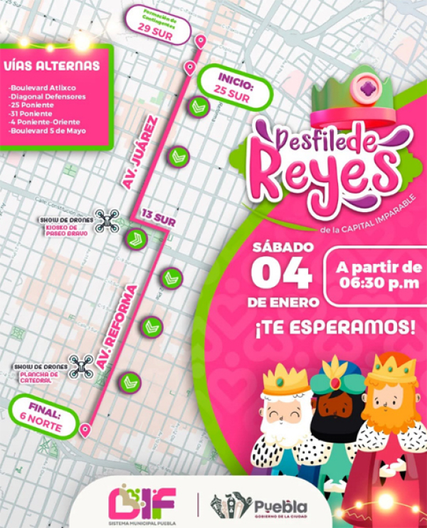 No te pierdas el Desfile y la Rosca de Reyes