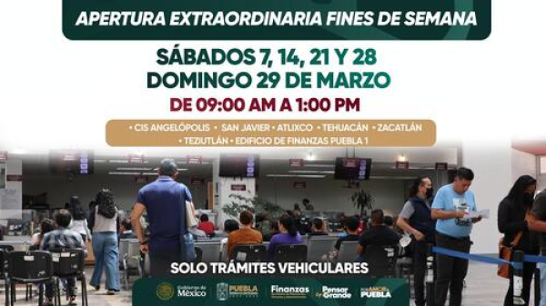 &iexcl;Aprovecha! Amplian atenci&oacute;n por cierre del Control Vehicular
