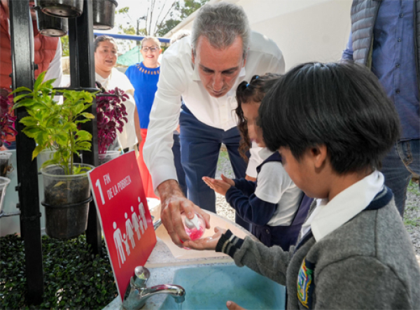 Escuela preescolar cuenta con captador pluvial