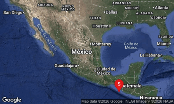 Sismo de 7,4 sacude la costa de Chiapas