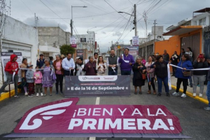 Nuevo pavimento en Guadalupe Hidalgo II Sección