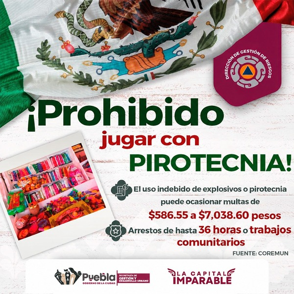 Pepe Chedraui llama a celebrar Fiestas Patrias sin pirotecnia