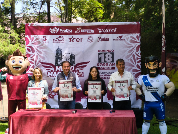 Anuncia el Medio Maratón Puebla 21K 2026