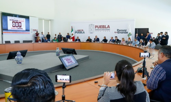 Se creará la Unidad Estatal Antiextorsión en Puebla