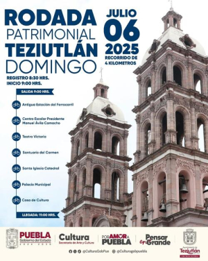 Teziutlán se une a rodadas patrimoniales