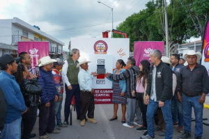 Tecnología LED llega al alumbrado de San Andrés Azumiatla