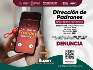 Tr&aacute;mites sin gestores ni intermediarios: Puebla