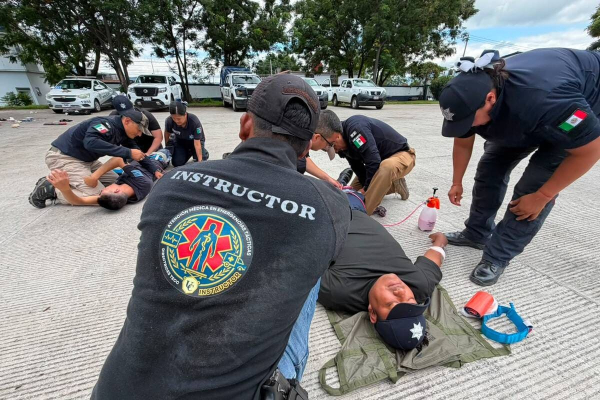 Policía Auxiliar fortalece capacitación en Michoacán