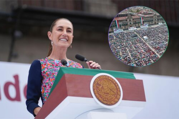 Sheinbaum cierra gira “Honestidad y resultados” en el Zócalo