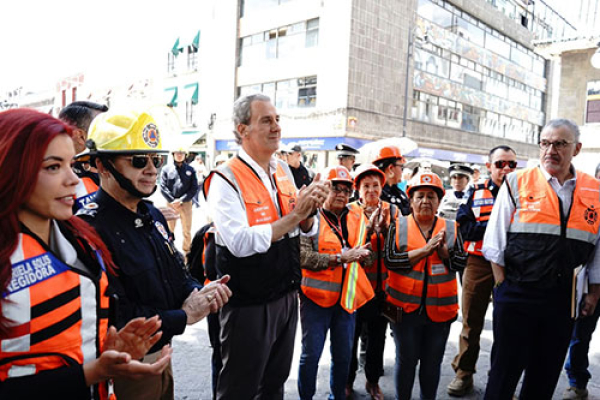 El Municipio de Puebla refuerza el Simulacro Nacional