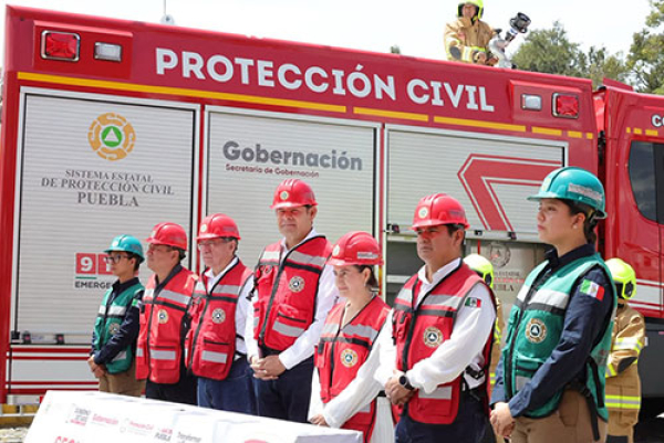 Puebla participa en el Simulacro Nacional