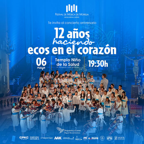 La Orquesta y Coros Miguel Bernal Jiménez, en concierto por su 12 aniversario