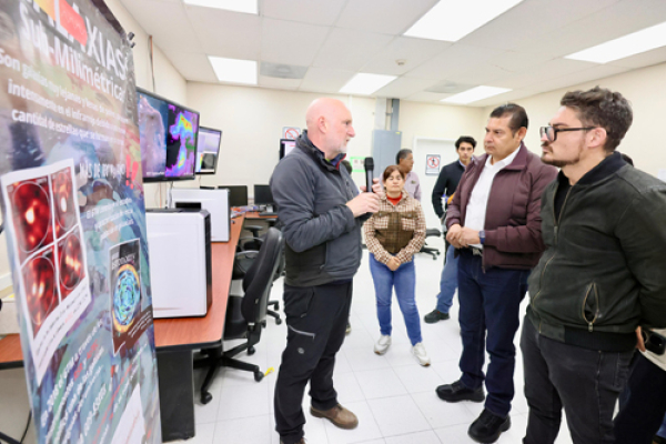 El gobernador Alejandro Armenta visita el Gran Telescopio Milimétrico