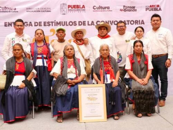 Puebla reconoce “Tesoros Humanos Vivos 2025”