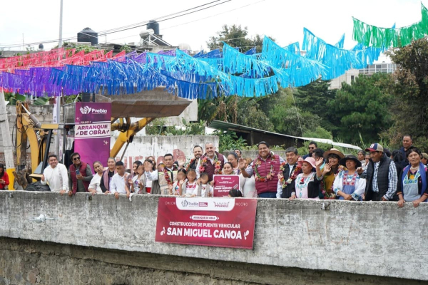 San Miguel Canoa tendrá nuevo puente vehicular