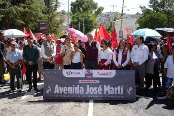 Rehabilitación calle en Fraternidad Antorchista