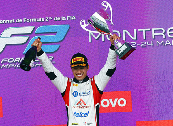 El mexicano Noel León gana la Sprint de la F2 en Canadá