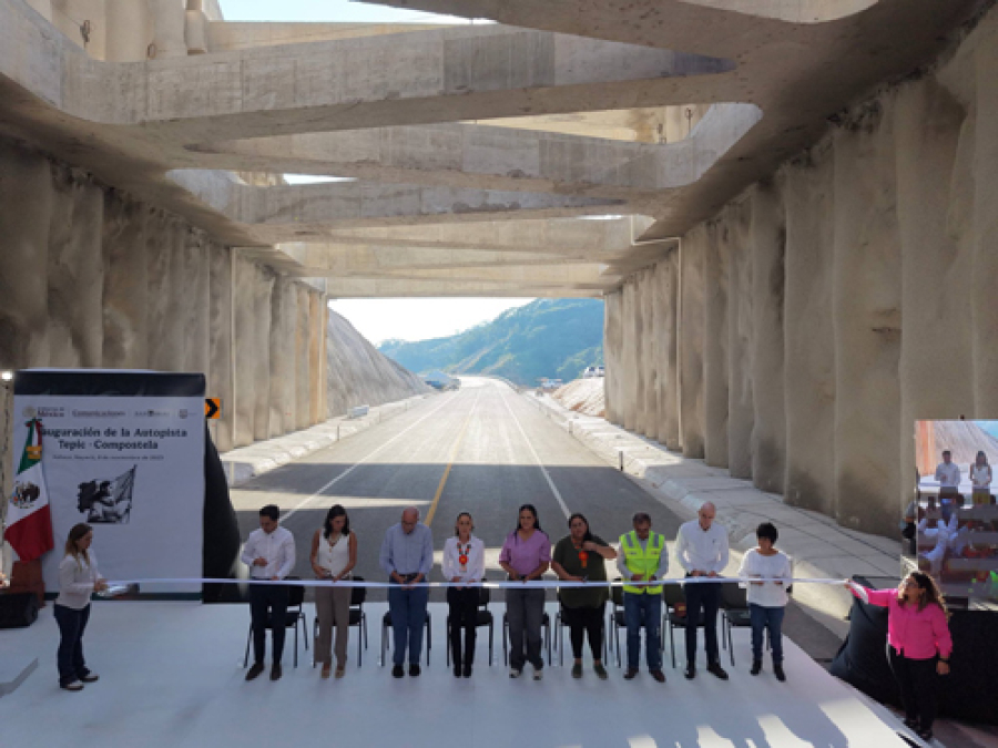 Presidenta Sheinbaum inaugura autopista Tepic-Compostela