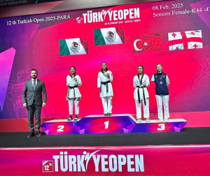 Puebla gana el oro para el Abierto Taekwondo en Turquía