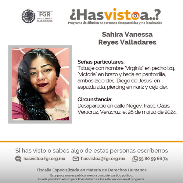 Servicio Social | Programa ¿Has visto a? FGR