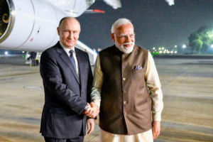 Vladímir Putin, presidente de Rusia | Narendra Modi, primer ministro de India 