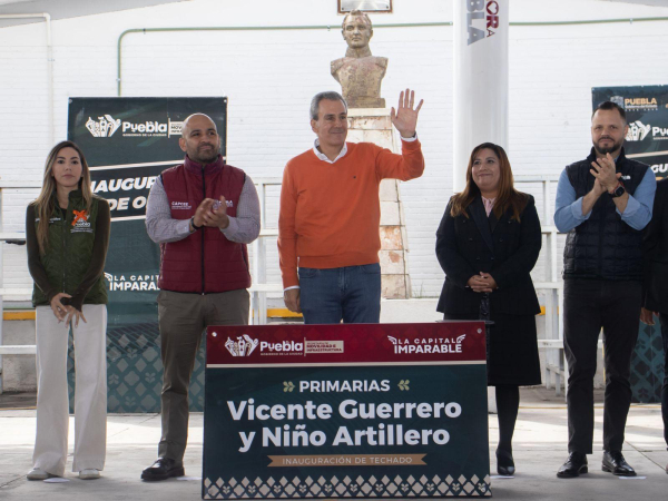Ayuntamiento de Puebla fomenta la educación en San Jerónimo Caleras