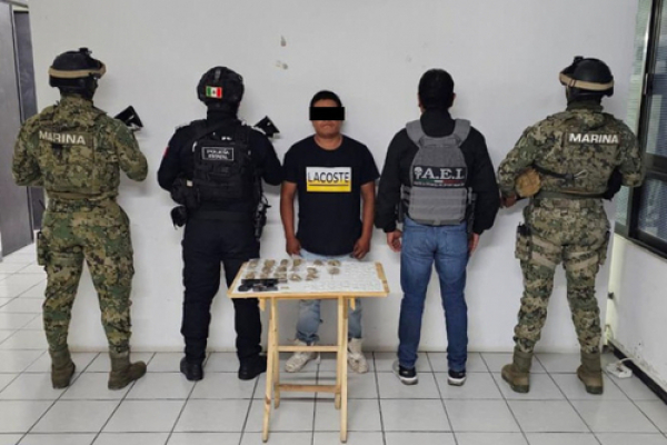 En Chietla, cae “El Bombas” presunto narcomenudista