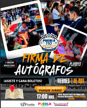 ¡Lanzate a la firma de autógrafos de la NASCAR!
