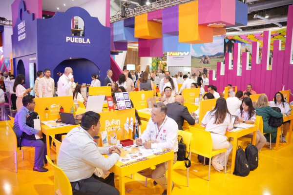 Puebla logra convenios en Tianguis Turístico