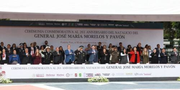 Gobernador Armenta conmemora 261 años del natalicio de Morelos