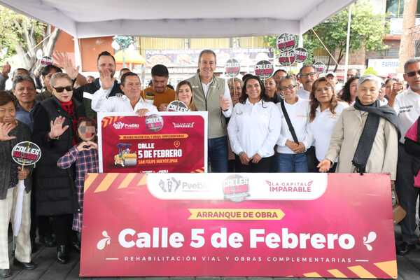 Rehabilitación en San Felipe Hueyotlipan: Pepe Chedraui