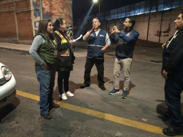 Contraloría Municipal supervisa nuevas luminarias
