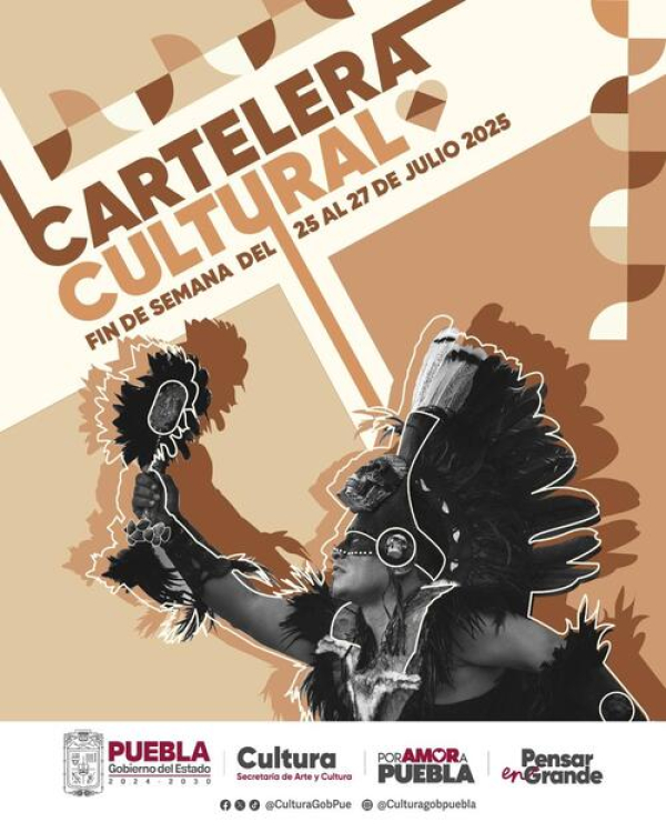 Checa la &quot;Cartelera Cultural&quot; del 25 al 27 de julio