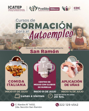 Con cursos, Puebla capital fortalece el autoempleo