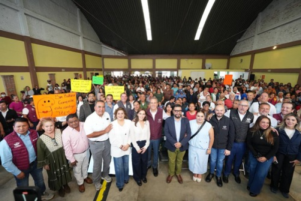 Llevan bienestar a San Baltazar Campeche