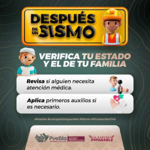 &iquest;Qu&eacute; hacer despu&eacute;s de un sismo?