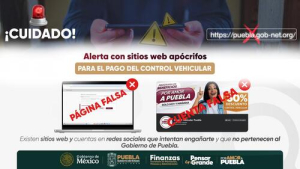 &iexcl;Alerta! Reportan sitios fake para pago de control vehicular