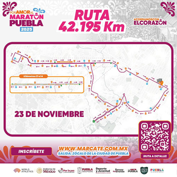 Mañana Maratón Internacional Puebla 2025
