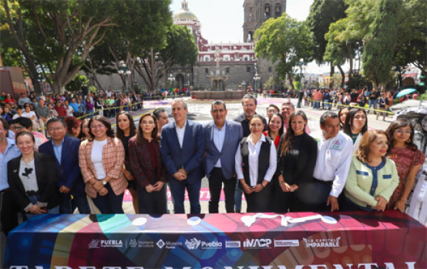 Se alistan el Tapete Monumental y Recorrido del Camino al Mictlán en el zócalo