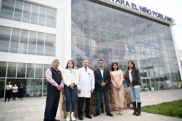 El Hospital para el Niño Poblano recibió medicamentos oncológicos