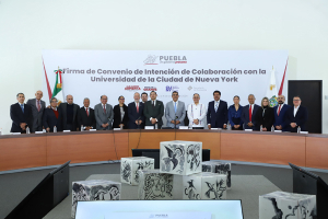 Puebla y Nueva York firman convenio en pro de la educación