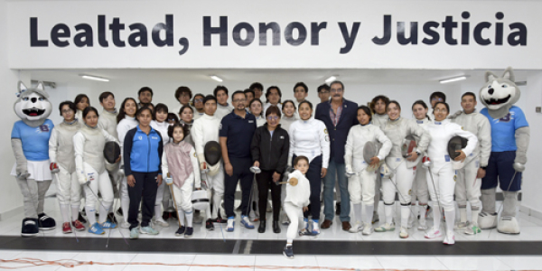 Sala de Armas para esgrima es inaugurada por la BUAP